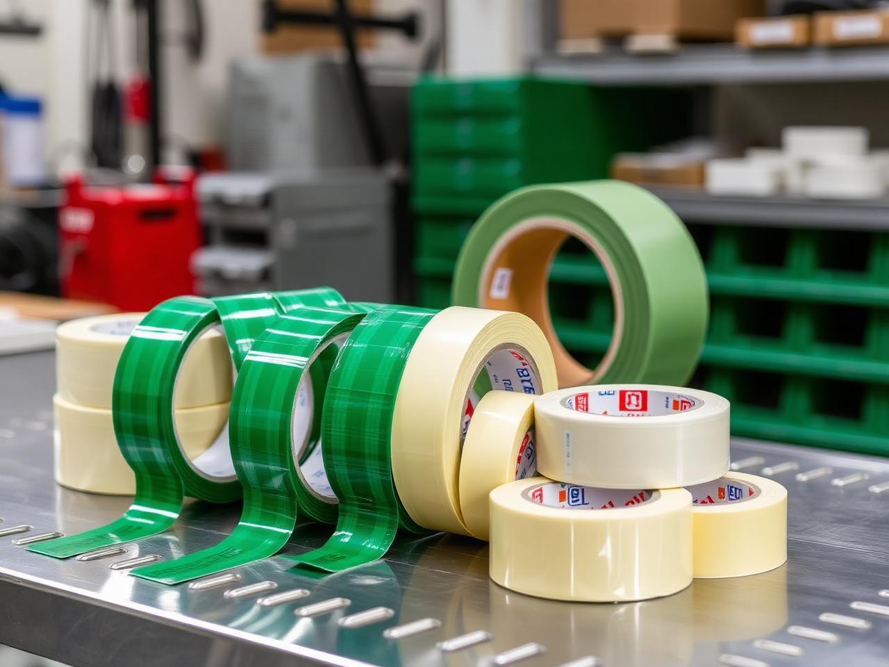 Strapping & Tape — Polyester, polypropylene, and steel strapping. Carton sealing and filament tape.